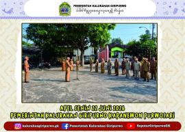 APEL PAGI SENIN 22 JUNI 2026